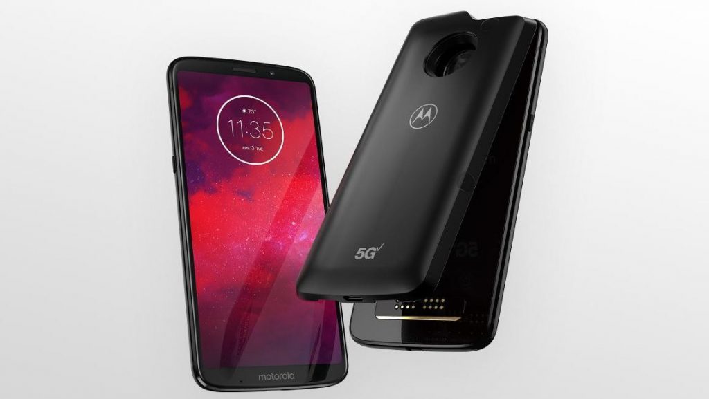 موتورولا از موتو زد 3 با ماژول اتصال به شبکه 5G رونمایی کرد
