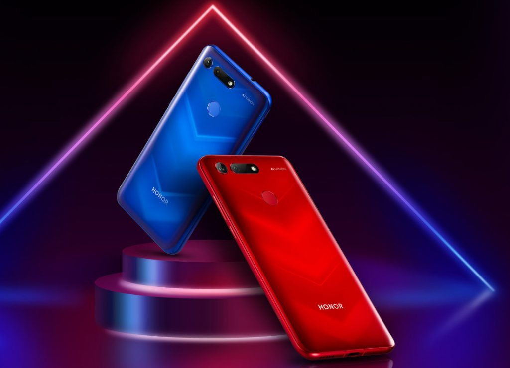 هواوی آنر V20 با نمایشگر حفره‌دار و دوربین 48 مگاپیکسلی معرفی شد