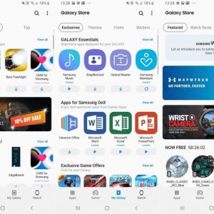 سامسونگ فروشگاه گلکسی استور را با طراحی One UI منتشر کرد