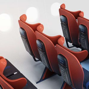 طراحی صندلی هوشمند برای پروازهای اکونومی توسط شرکت لایر