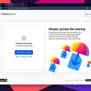 رونمایی موزیلا از سرویس اشتراک‌گذاری فایل Firefox Send