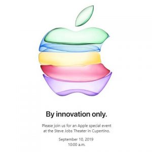 اپل آیفون 2019 در تاریخ 19 شهریور رونمایی می شود