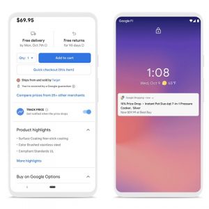 قابلیت گوگل Shopping با طراحی جدید و قابلیت ردیابی قیمت بروزرسانی شد