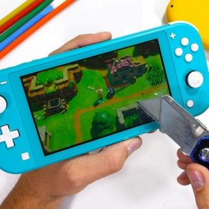 تماشا کنید: تست مقاومت نینتندو سوئیچ لایت