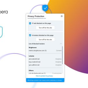 آپدیت جدید مرورگر اپرا با قابلیت نمایش میزان ردیابی کاربر