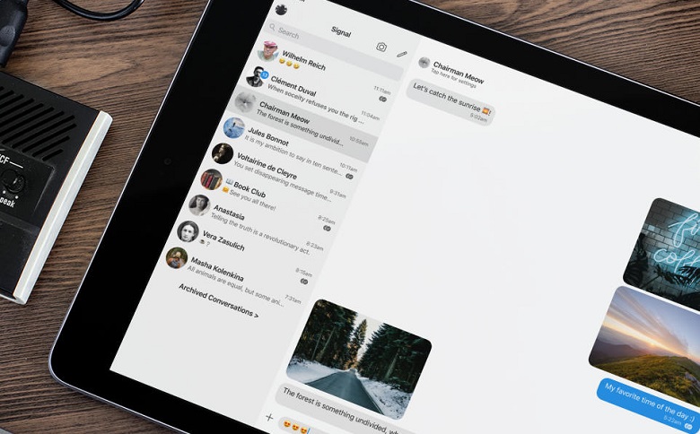 نسخه iOS اپلیکیشن سیگنال اکنون از آیپد پشتیبانی می کند
