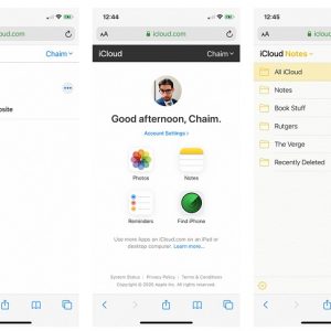 اپل iCloud.com برای دستگاه‌های اندرویدی و iOS بروزرسانی شد