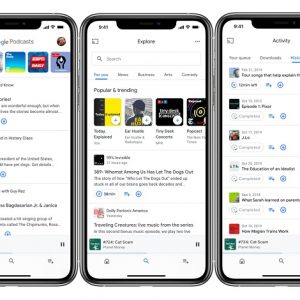 گوگل اپلیکیشن پادکست را برای iOS منتشر کرد