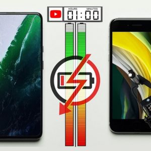 تماشا کنید: مقایسه تست باتری وان پلاس نورد با آیفون SE 2020