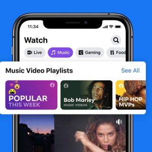 قابلیت موزیک ویدیوهای رسمی به فیسبوک اضافه شد