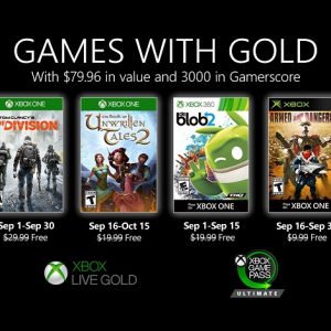 بازی های رایگان ماه سپتامبر 2020 سرویس Xbox Live Gold اعلام شد