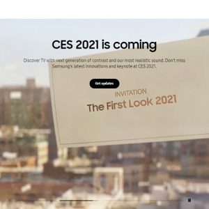سامسونگ دعوتنامه کنفرانس CES 2021 برای 17 دی را ارسال کرد