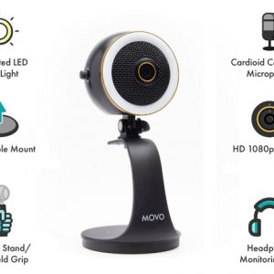معرفی Movo WebMic HD Pro با ترکیبی از میکروفن، وبکم و رینگ LED