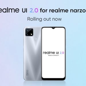 ریلمی Narzo 20 آپدیت اندروید 11 را دریافت کرد