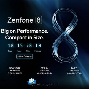 تاریخ برگزاری رویداد معرفی ایسوس ZenFone 8 اعلام شد