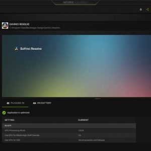 انویدیا GeForce Experience تنظیمات را برای نرم افزارهای حرفه ای بهینه می کند