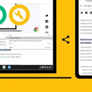 قابلیت لینک کردن بخشی خاص از متن سایت در گوگل کروم 90