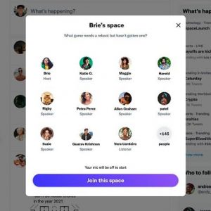 توییتر فضای صوتی زنده Spaces را به نسخه تحت وب آورد