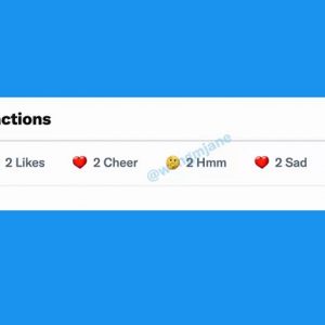 توییتر مشغول کار روی واکنش به پست ها، مشابه فیس بوک است