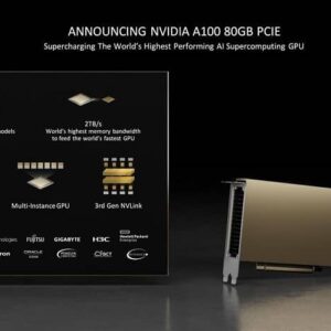 عرضه شتاب دهنده انویدیا A100 برپایه PCIe و 80 گیگابایت حافظه HBM2E