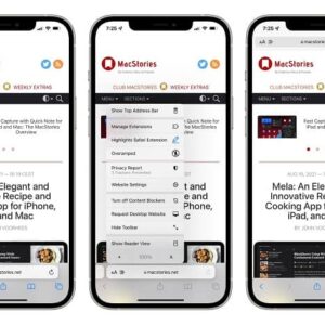 نسخه بتای iOS 15 امکان انتقال نوار آدرس سافاری به بالا را میسر می کند