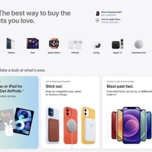 اپل فروشگاه آنلاین خود را بازطراحی کرد