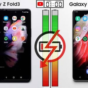 تماشا کنید: تست باتری گلکسی زد فولد 3 با اس 21 اولترا