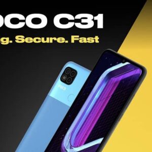 پوکو C31 با تراشه هلیو G35 معرفی شد