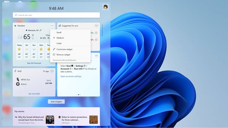 windows 11 widget how to microsoft 1 - نحوه کار با پنل ویجت ها در ویندوز 11
