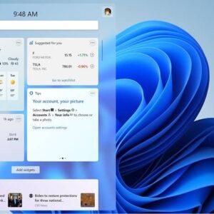 نحوه کار با پنل ویجت ها در ویندوز 11