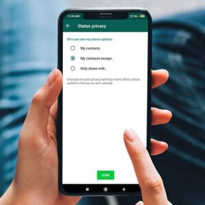 نحوه مخفی کردن Status واتس اپ خود از دوستان خاص