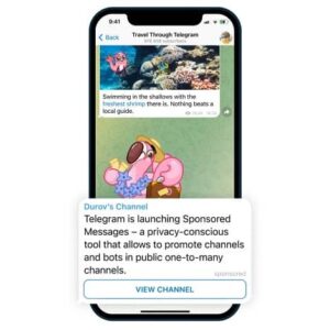 راه اندازی قابلیت Sponsored Messages در تلگرام