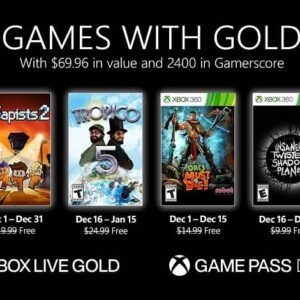 بازی های رایگان دسامبر 2021 ایکس باکس لایو گلد و گیم پس