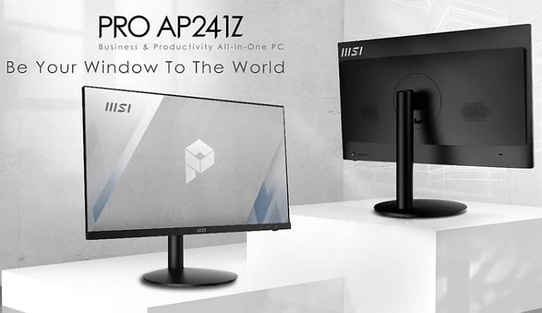 کامپیوتر AIO جدید MSI PRO AP241Z با تراشه AMD Ryzen 7