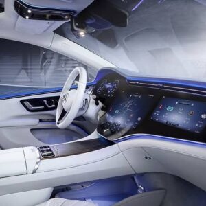 حضور سیستم اطلاعات سرگرمی ال جی در مرسدس بنز EQS EV 2022