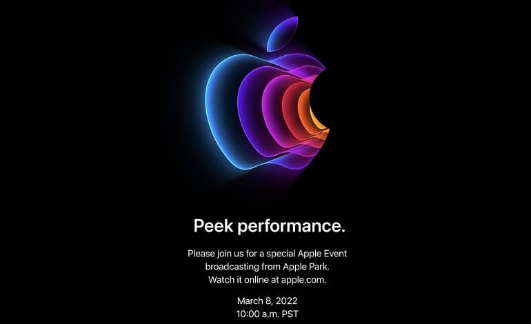 اپل نام رویداد 17 اسفند را اعلام کرد: Peek Performance