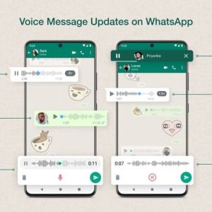 بهبود قابلیت پیام صوتی برای تجربه بهتر در واتس اپ