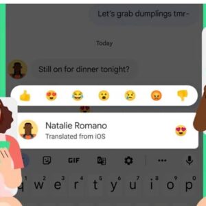 آپدیت جدید گوگل Messages با ویژگی واکنش های iOS و پیش نمایش یوتیوب