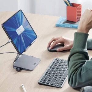 معرفی هاب 8 در 1 جدید USB-C انکر با پایه نگهدارنده تبلت
