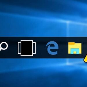 آموزش رفع عدم نمایش آیکون های نرم افزار در نوار وظیفه ویندوز 10