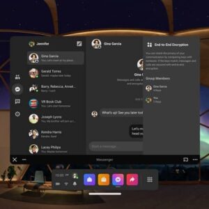 متا در حال آزمایش رمزگذاری سرتاسر برای اپ مسنجر VR Quest است