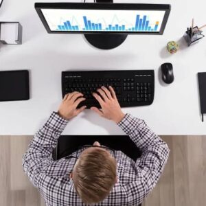 بهترین فاصله برای نشستن جلوی مانیتور