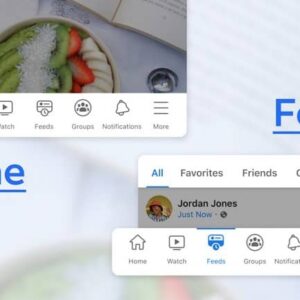 اضافه شدن تب Feeds به اپلیکیشن فیسبوک