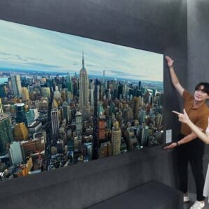 معرفی ال جی از پنل 97 اینچی OLED با توانایی تولید صدا از طریق لرزش