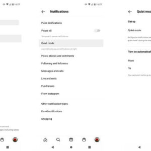 نحوه فعال کردن Quiet Mode در اینستاگرام