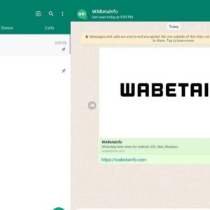واتس اپ برای اندروید در حال دریافت پنل دوگانه برای تبلت ها است