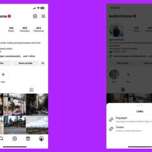 امکان قراردادن 5 لینک به پروفایل در اینستاگرام فراهم شد