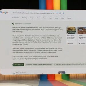 جستجوی گوگل با پیشنهادات هوش مصنوعی در بالای صفحه نتایج هوشمندتر می شود