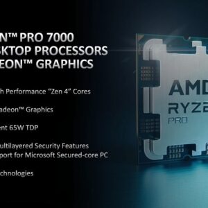 تراشه های سری AMD Ryzen PRO 7000 برای کامپیوتر و لپ تاپ های تجاری معرفی شدند