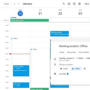 قابلیت Working Locations به اپلیکیشن گوگل Calendar افزوده شد